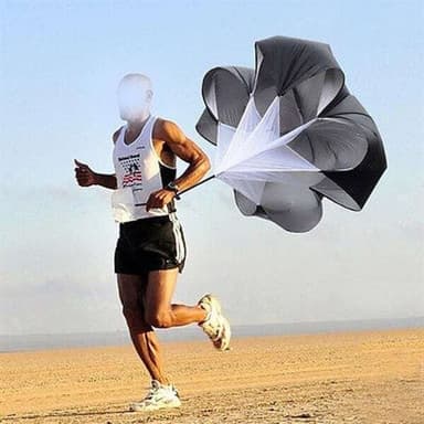 Parachute run - Laskuvarjo juoksuun