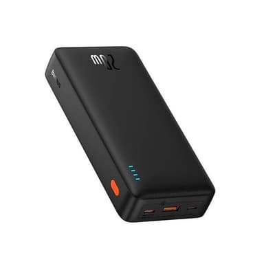 Baseus Airpow Powerbank kaksisuuntaisella pikalatauksella 20W 20000mAh - Svart