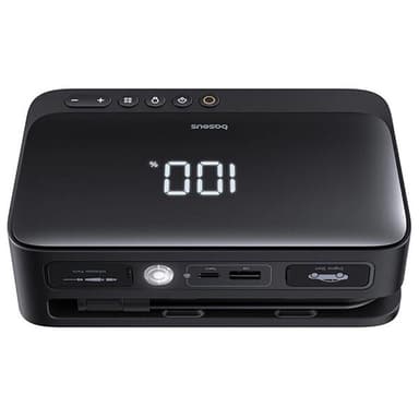 Baseus Super Energy 4i1 600A Powerbank / kompressori / taskulamppu / hyppykäynnistin