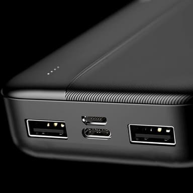 Tehopankki 20000mAh 2xUSB 10W - Musta