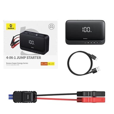 Baseus Super Energy 4i1 600A Powerbank / kompressori / taskulamppu / hyppykäynnistin
