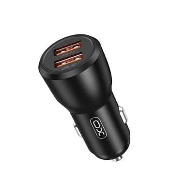XO Autolaturi 2xUSB 30W Musta - Tehokas Pikalataus Autossa