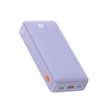 Baseus Airpow Powerbank kaksisuuntaisella pikalatauksella 20W 20000mAh - Violetti