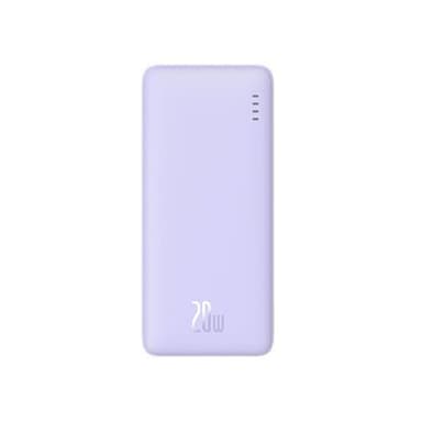 Baseus Airpow Powerbank kaksisuuntaisella pikalatauksella 20W 20000mAh - Violetti