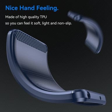 SKALO Samsung S25 Armor Carbon Suojakuori - Sininen