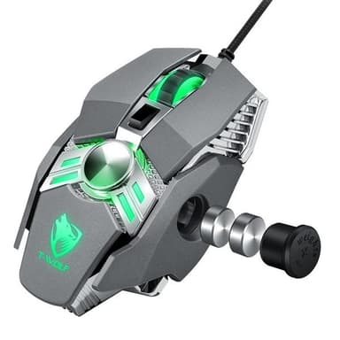 Extralink V10 -pelihiiri, jossa on 7 painiketta ja LED