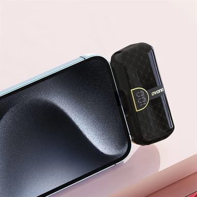 Powerbank 5000mAh salamaliitännällä - Musta