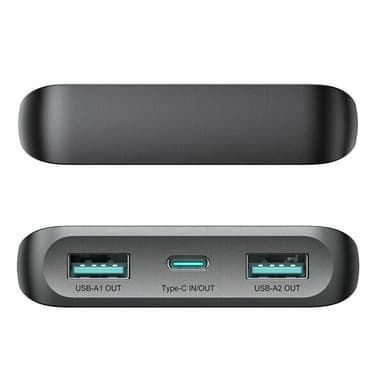 Joyroom Powerbank 25W 10000mAh 2XUSB ja 1xUSB-C - Svart