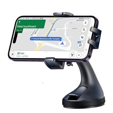 Joyroom Magneettinen autoteline, jossa on imukuppi joustavaa sijoittelua varten - svart