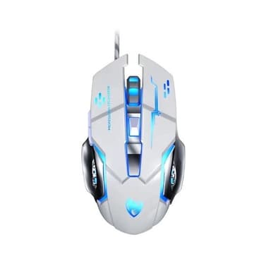 Extralink V6-pelihiiri 6400 DPI:llä ja LED-valaistuksella - Svart