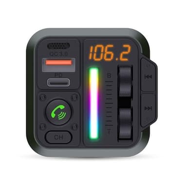 Nedis FM-lähetin, jossa on Bluetooth ja handsfree-toiminto