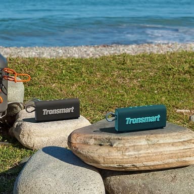 Tronsmart Trip vedenpitävä Bluetooth-kaiutin 10W, IPX7 ja pitkä akun kesto - Musta