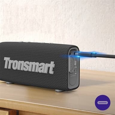 Tronsmart Trip vedenpitävä Bluetooth-kaiutin 10W, IPX7 ja pitkä akun kesto - Musta