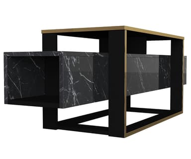 Chic Home Alika TV-taso 160 cm, Musta/Kulta