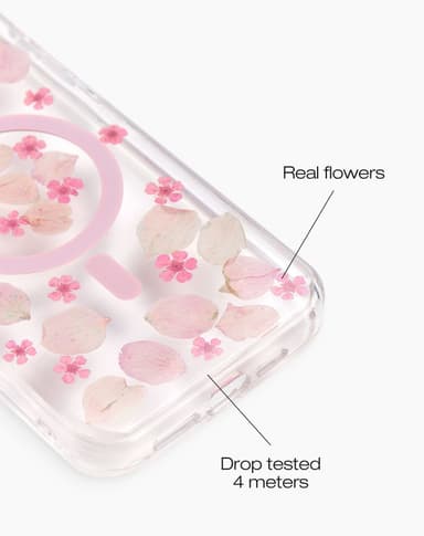 Clear Case MagSafe iPhone 15 Pro Max Cherry Blossom