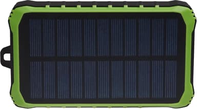 Denver 10000 mAh varavirtalähde aurinkopaneelilla ja käsikammella
