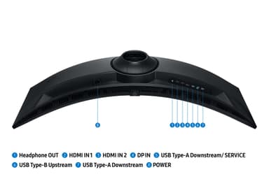 Samsung 49" Odyssey G9 G91F kaareva VA näyttö