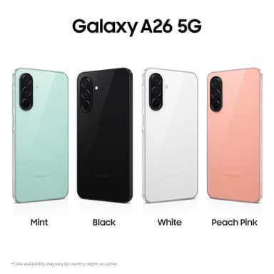 Samsung Galaxy A26 5G älypuhelin 8/256 GB (musta)