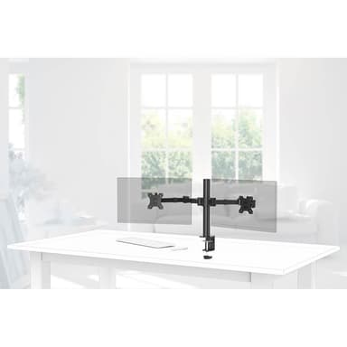 Hama Monitor Holder Operator Twin Black
