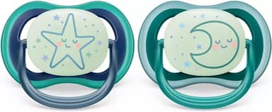 Philips Avent SCF376/13 Ultra Air Nighttime -tutit 6-18 kk, 2 kpl, taivaankappaleet