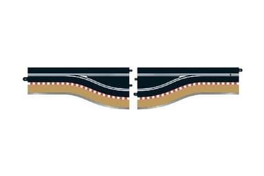 Scalextric 2st Pit Lane - Vänster