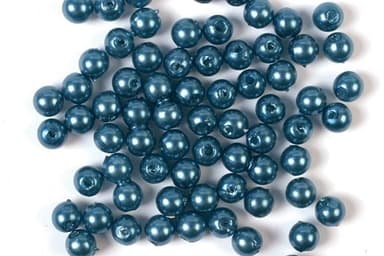 Plastpärlor 3mm 500g, Blå