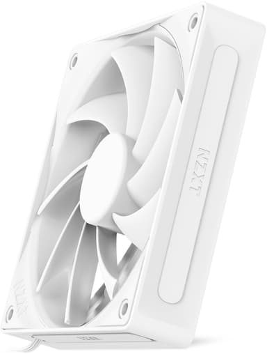 NZXT F120Q V2 Quiet Airflow 120 mm PWM tuuletin (valkoinen)