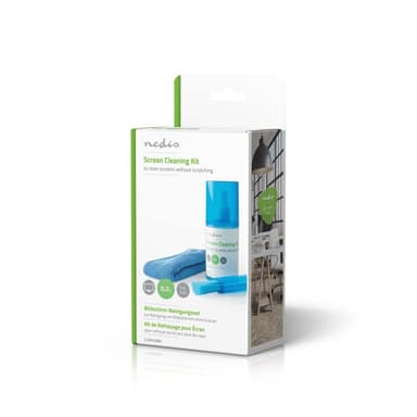 Nedis Näytönpuhdistaja | Suihke | 200 ml | Älypuhelin / Kannettava / Tablet-Laite / TV Näyttö | Pyyhkijä sisältyy