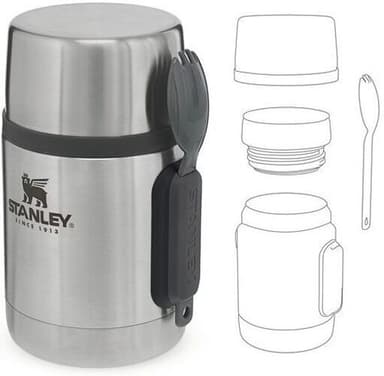 Stanley The Stainless Steel All-In-One ruokatermos, rosteri, 530 ml