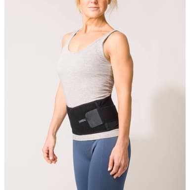 SWEDISH POSTURE Stabilize L, Lower Back Belt, Black