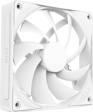 NZXT F120Q V2 Quiet Airflow 120 mm PWM tuuletin (valkoinen)