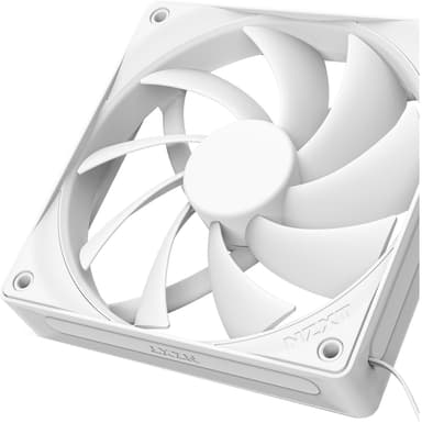 NZXT F120Q V2 Quiet Airflow 120 mm PWM tuuletin (valkoinen)