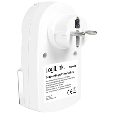 LogiLink Ulkoilma-ajastin Digitaalinen 1800W IP44