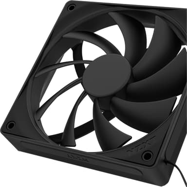 NZXT F120Q V2 Quiet Airflow 120 mm PWM tuuletin (musta)