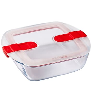 Pyrex Mikroaaltouunivuoka kannella 17x10cm/0,4L