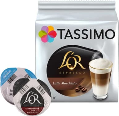 Tassimo L’Or Latte Macchiato kahvikapselit 4090856