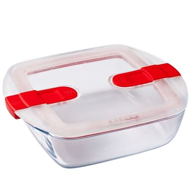 Pyrex Mikroaaltouunivuoka kannella 17x10cm/0,4L