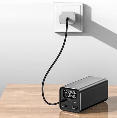 Powerbank 20000mAh 65W QC3.0 nopea lataus puhelimelle ja kannettavalle tietokoneelle