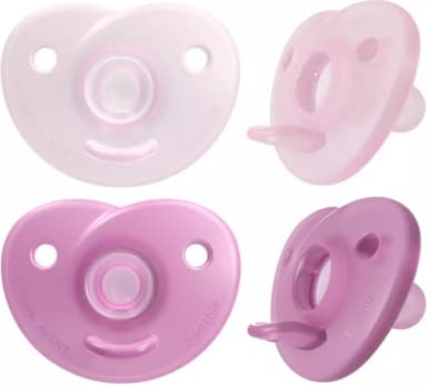 Philips Avent SCF099/22 Soothie -tutit, 0 - 6 kk, 2 kpl, punainen