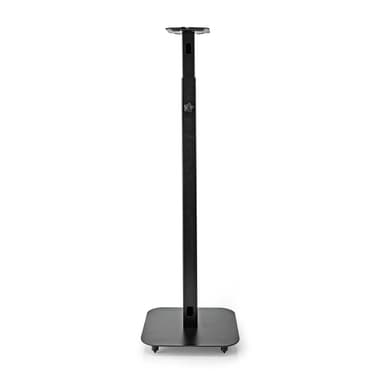 Nedis Kaiutinteline | Sopii käytettäväksi: Sonos® One SL™ / Sonos® One™ / Sonos® PLAY:1™ | Lattia | 10 kg | Säädettävä korkeus | ABS-Muovi / Teräs | Musta