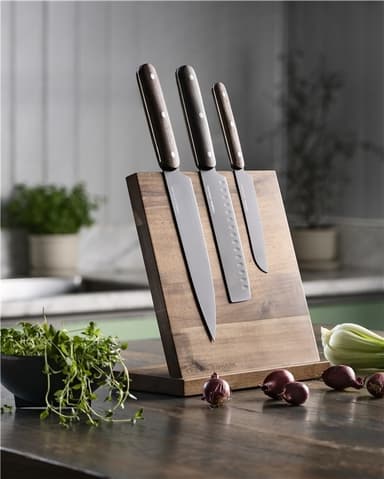 Orrefors Jernverk, Knivset Askträ, 3-Pack