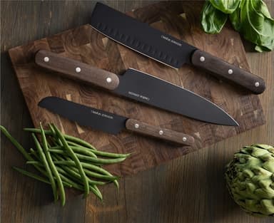 Orrefors Jernverk, Knivset Askträ, 3-Pack