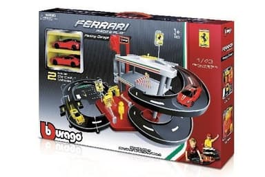 Ferrari parkkihalli sis. 2 autoa 1:43
