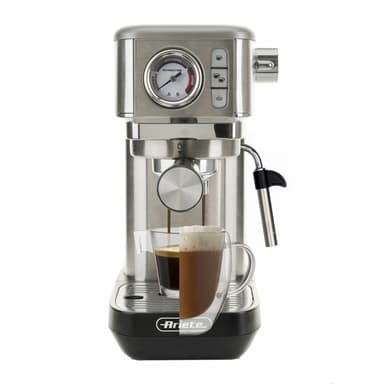 Ariete Slim Espresso Metal With Manometer/Metal