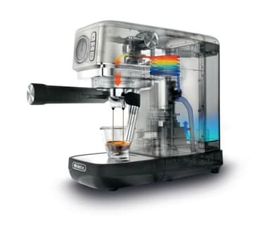 Ariete Slim Espresso Metal With Manometer/Metal