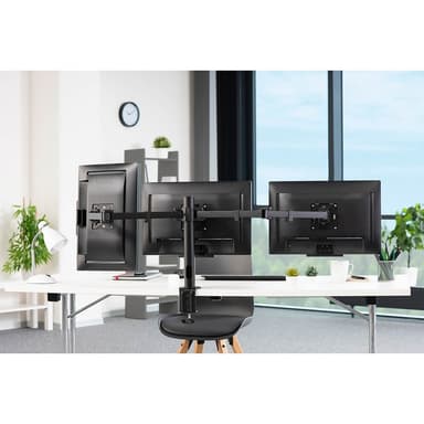 Hama Monitor Holder Operator Tripple Black