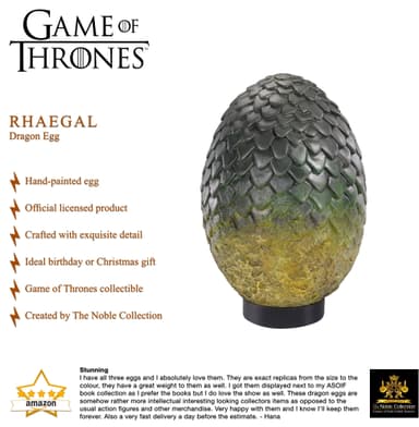 Noble Collection Game of Thrones figuuri (Rhaegal muna)