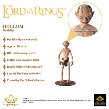 Noble Collection Lord of the Rings figuuri (Gollum)