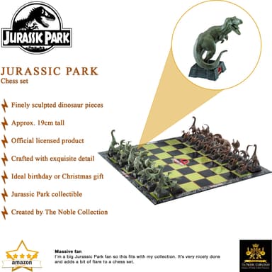 Noble Collection Jurrasic Park shakkisetti