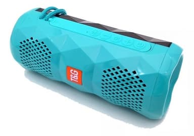 TG-167 Bluetooth-kaiutin 5W, jossa on viileät LED-valotehosteet ja kaksoisbasso, turkoosi